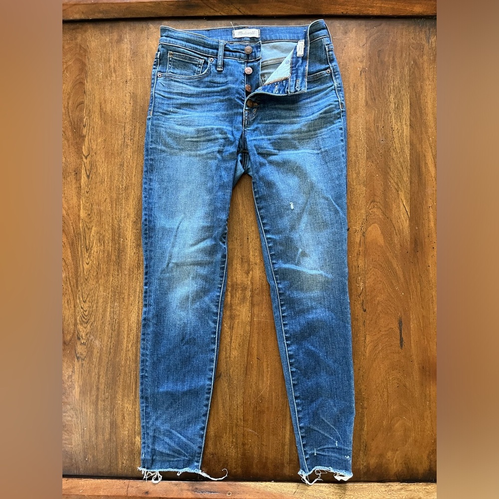 Madewell high rise skinny jeans